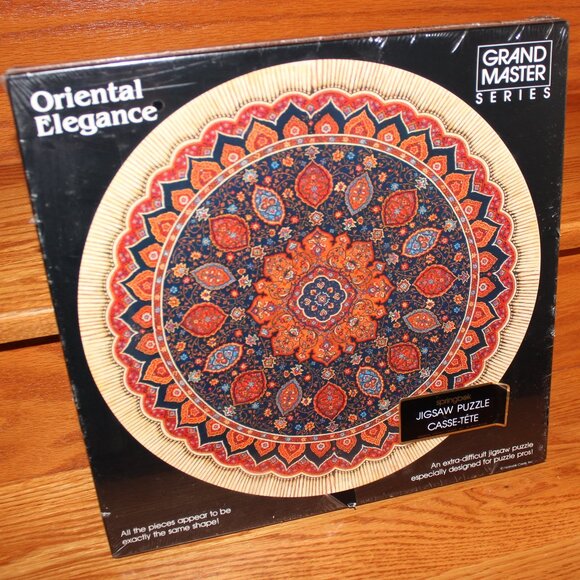 3/$188❤️sealed 1984 ORIENTAL ELEGANCE Springbok circular puzzle Tapestries - Picture 1 of 9